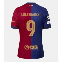 Fotballdrakt Herre Barcelona Robert Lewandowski #9 Hjemmedrakt 2024-25 Kortermet